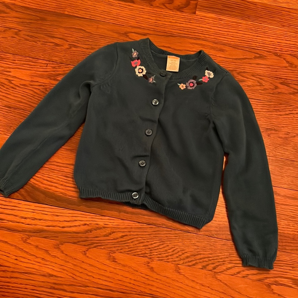Gymboree embroidered cardigan size 4
